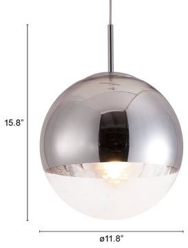 Kinetic Ceiling Lamp Chrome