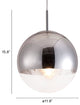 Kinetic Ceiling Lamp Chrome