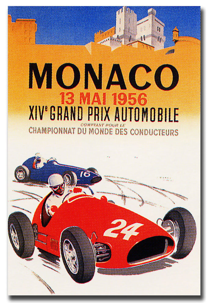 ''Monaco 1956'' Canvas Art