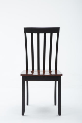 Bloomington Dining Chair, Set of 2, Black/Cherry