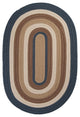 Colonial Mills Brooklyn BN59 Blue Haze Indoor/Outdoor Area Rug, Oval 2'x4'