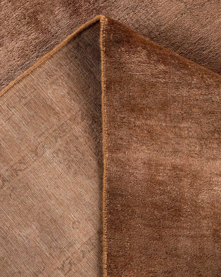 Overdyed, One-of-a-Kind Hand-Knotted Area Rug Gold, 8'0"x10'2"