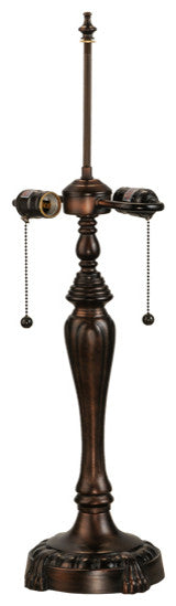 Meyda lighting 99875 27"H Jacobean 2 LT "S" Cluster Table Base