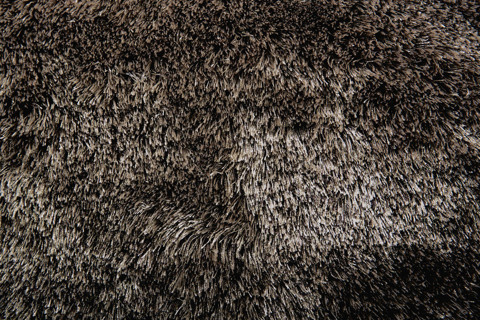 Weave & Wander Armada Plush Shag Rug, Gray, 2'6"x6'