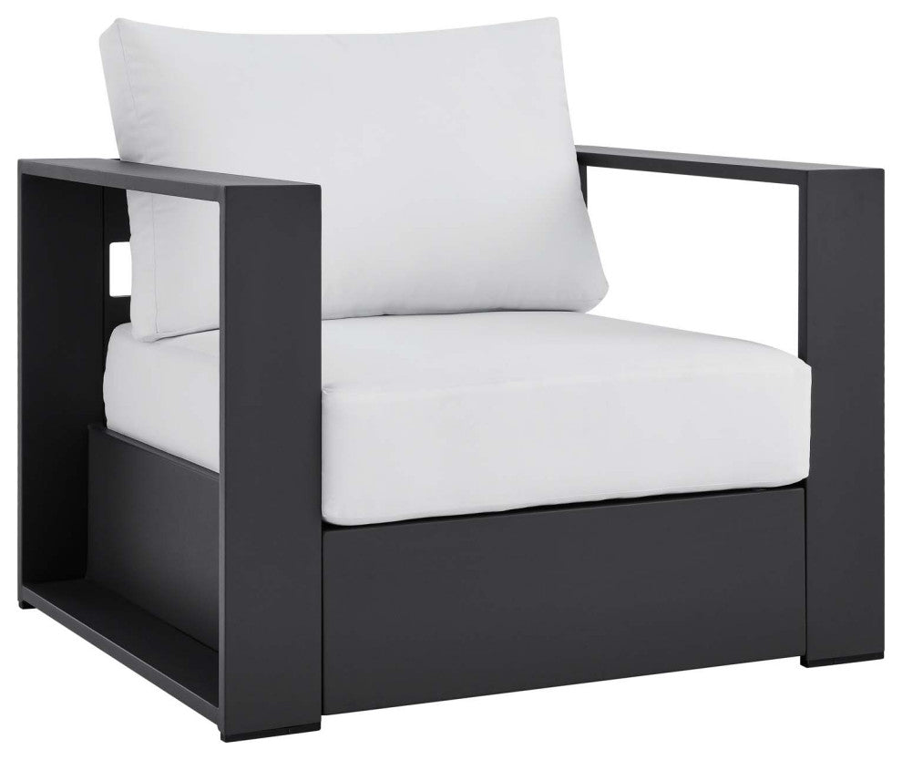 Modway Tahoe outdoor Patio Powder-Coated Aluminum 2-Piece Armchair Set