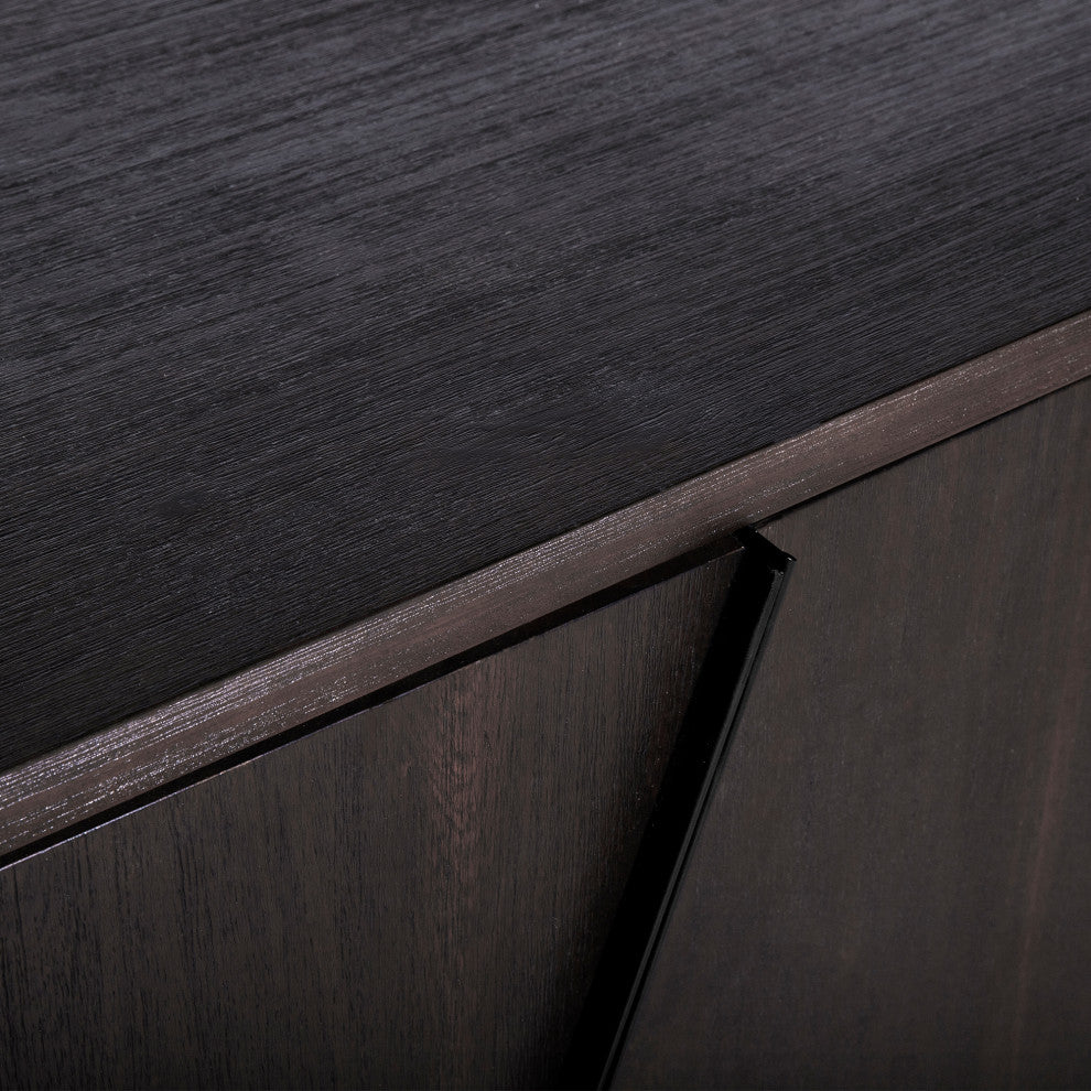 Pirate Brown Acacia Sideboard Cabinet
