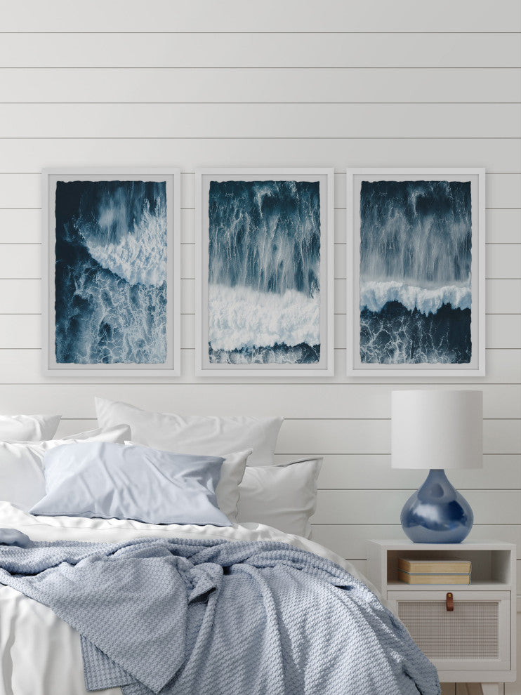 Wash Out Triptych, Set of 3, 12x18 Panels