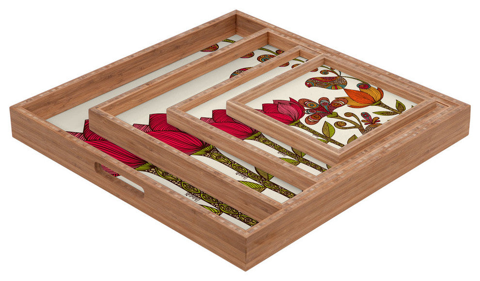 Valentina Ramos In The Garden Square Tray
