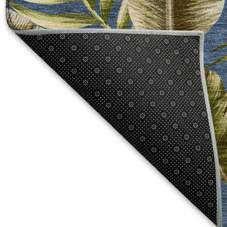 Addison Premium Washable Mayfield AMF196 Blue 5' x 7'6" Rug