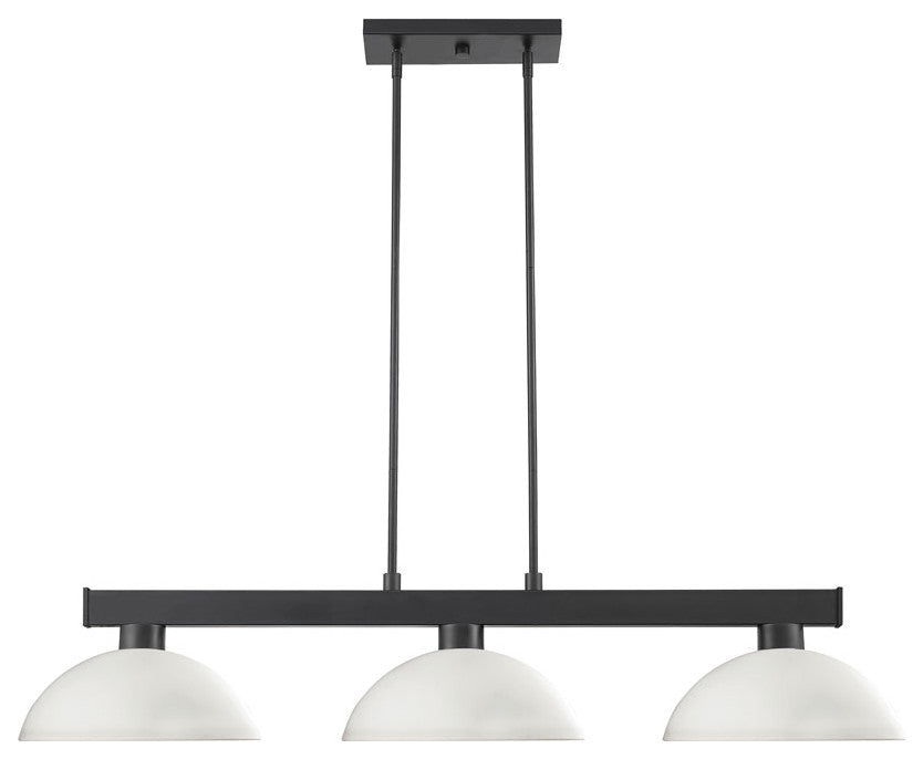 Z-Lite 152-DMO14 Cobalt 3 Light 49"W Linear Pendant - Matte Black
