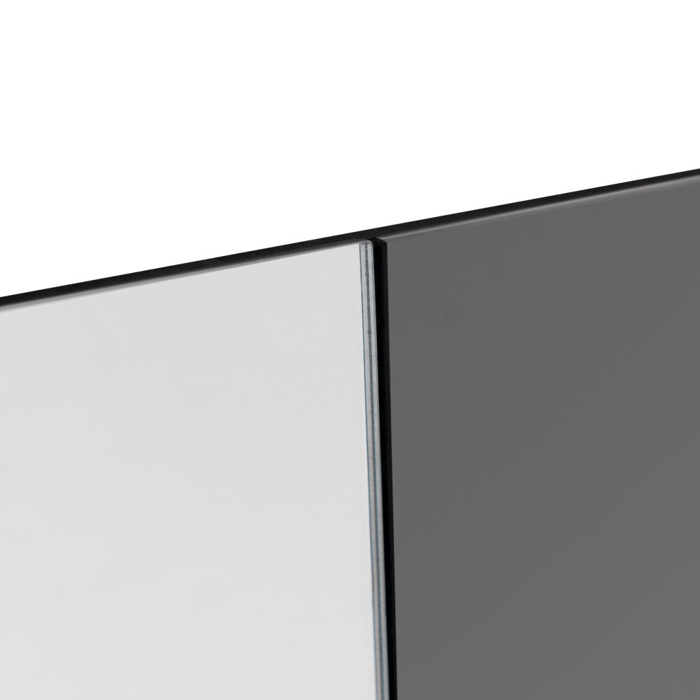 Eric Accent Rectangle Mirror, Smoke, 24"x18"