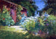 Theodore Clement Steele Selma's Garden, 18"x27" Wall Decal Print