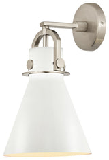 Innovations Newton Cone 1 8" Sconce Satin Nickel