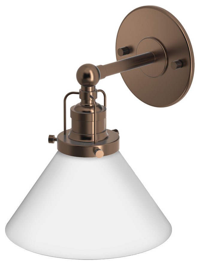 Cafe Single Sconce, Bronze