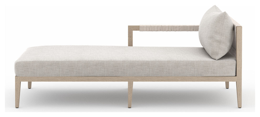 Sherwood Outdoor Laf Chaise Pc-Brwn/Stn