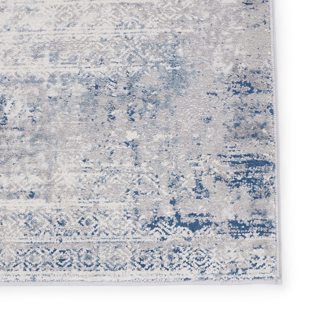 Vibe by Jaipur Living Werner Tribal Gray/Blue Area Rug, 5'x8'