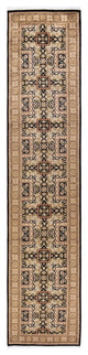 Mogul, One-of-a-Kind Hand-Knotted Area Rug Black, 2' 7" x 12' 3"