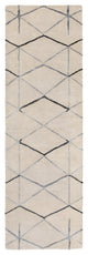 Surya Naya NY-5267 2'6"x8' Rug, Medium Gray/Black/Ivory