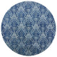 Ahgly Company Indoor Round Mid-Century Modern Area Rugs, 7' Round