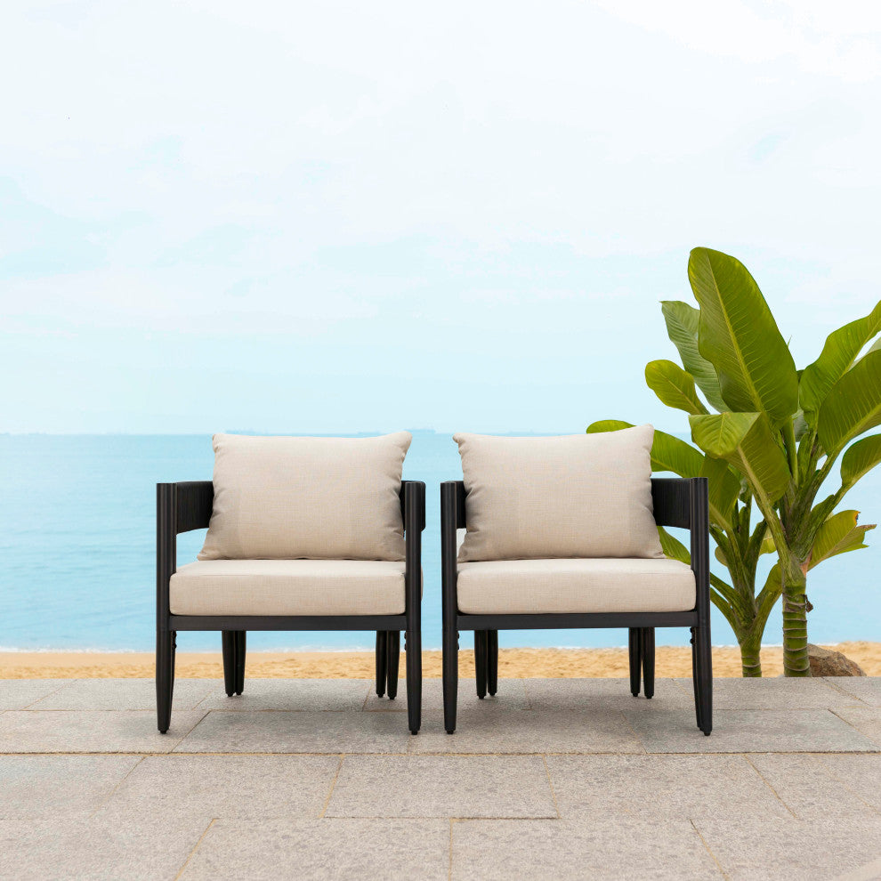 Safavieh Indoor-Outdoor Viola Chair, Set of 2