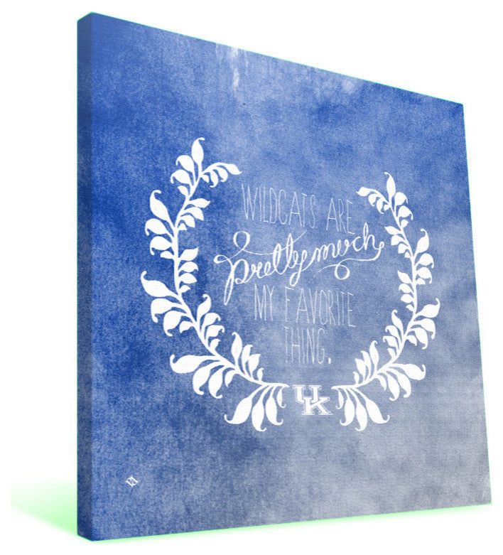University of Kentucky Wildcats Favorite Thing Canvas Print, 12"x12"