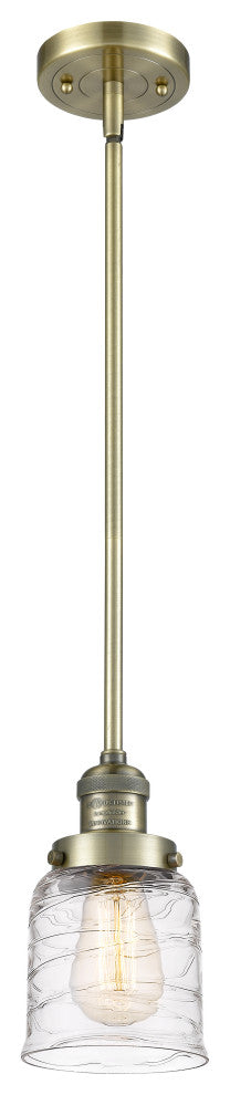 INNOVATIONS 201S-AB-G513-LED 1-Light Mini Pendant Antique Brass