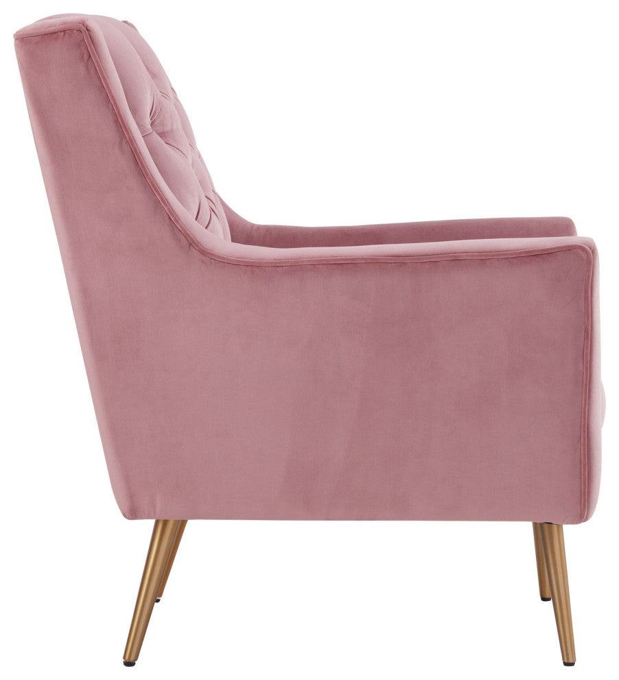 Picket House Furnishings Reese Accent Chair in Blush