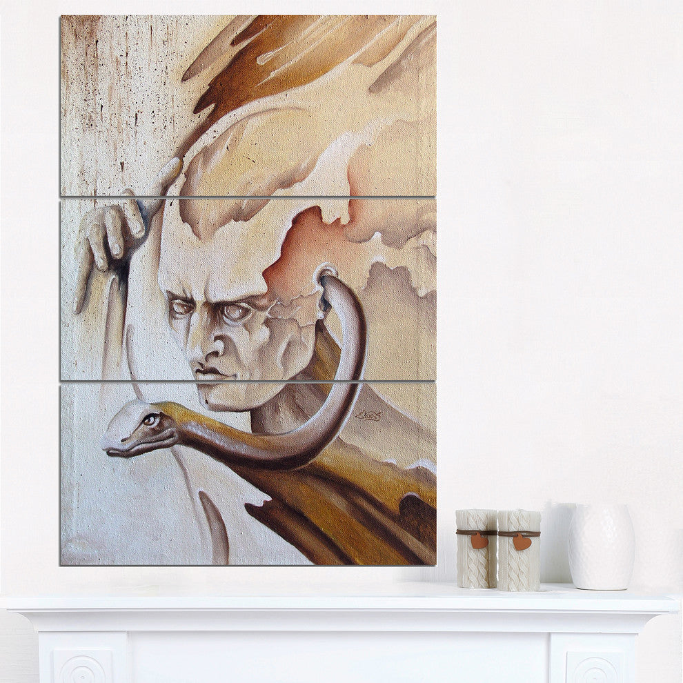"Voice Inside" Digital Metal Wall Art, 3 Panels, 28"x36"