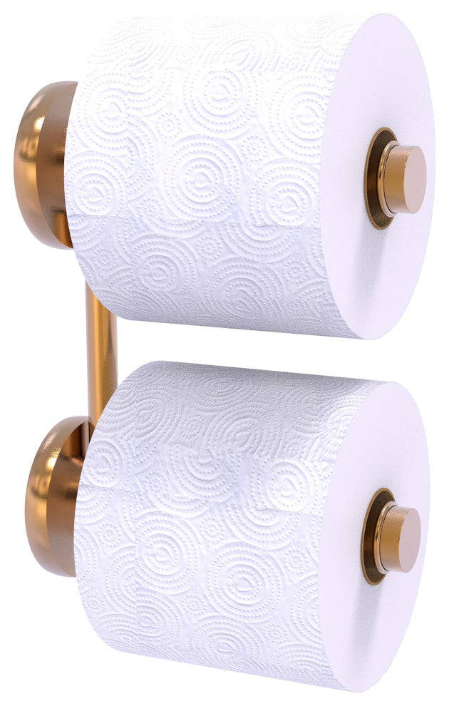 Prestige Skyline 2 Roll Reserve Roll Toilet Paper Holder, Brushed Bronze