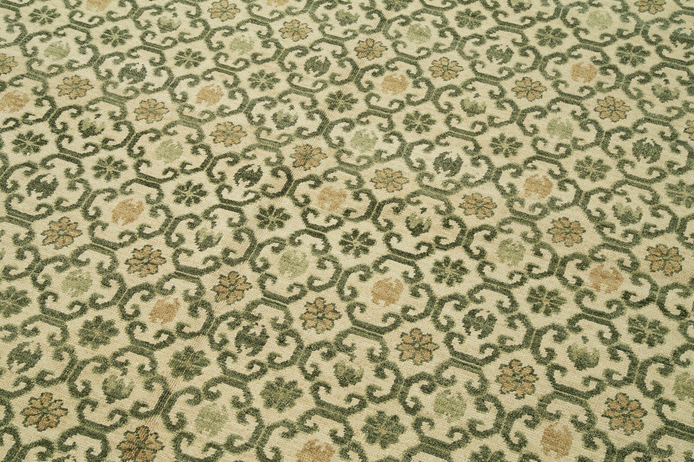 Rug N Carpet - Handmade Oriental 8' 0" x 10' 0" Decorative Oushak Area Rug