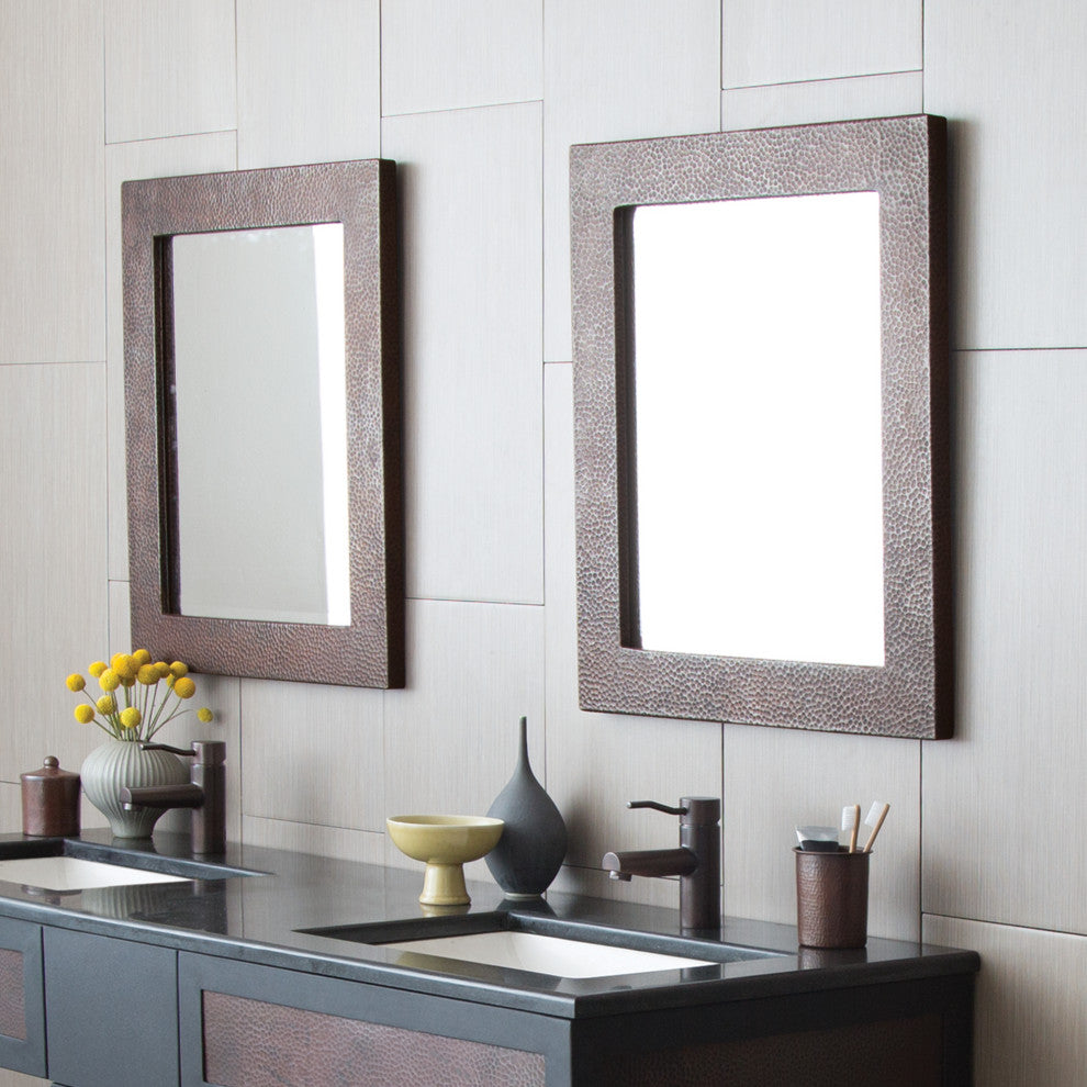 Small Sedona Rectangle Mirror in Antique