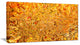 "Textured Flowing Yellow" Abstract Art Canvas Print, 32"x16"