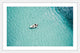 "Clear Blue Lake" Framed Painting Print, 30"x20"
