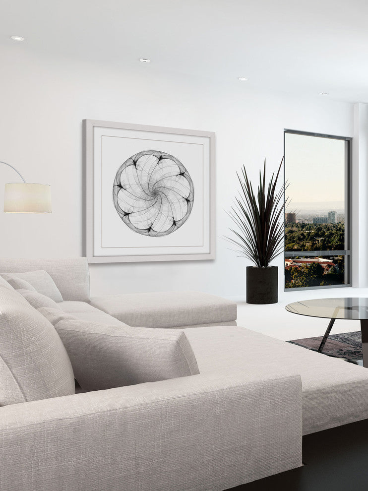 "Flower Contained" Framed Art Print