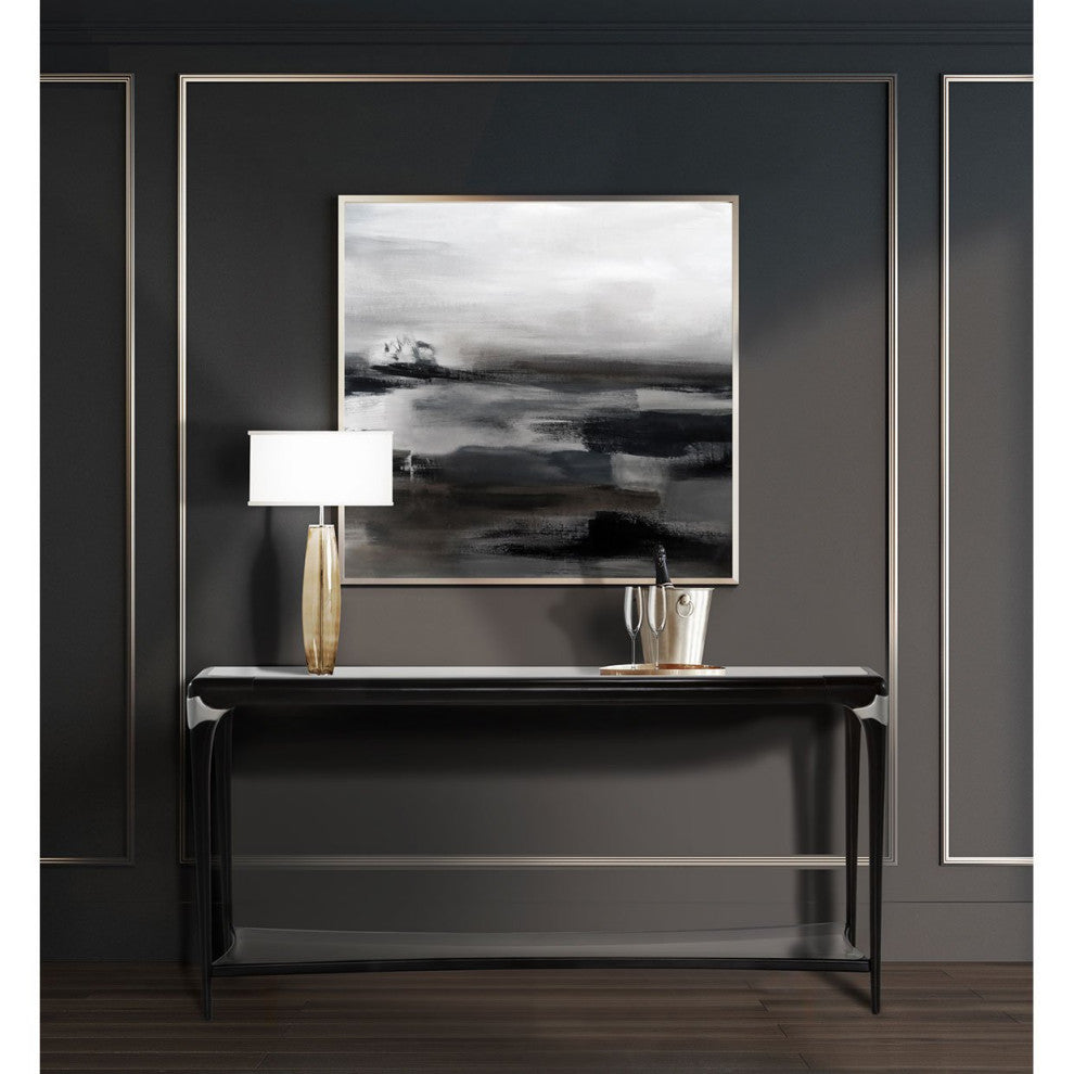 Aico Amini Paris Chic Console Table in Espresso
