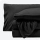 Polar Fleece Sheet Set, Black, Twin