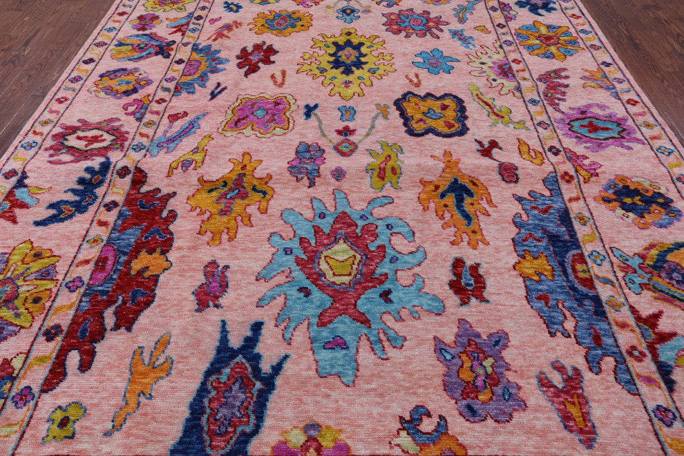 8' 10" X 12' 2" Turkish Oushak Hand-Knotted Rug - Q14799