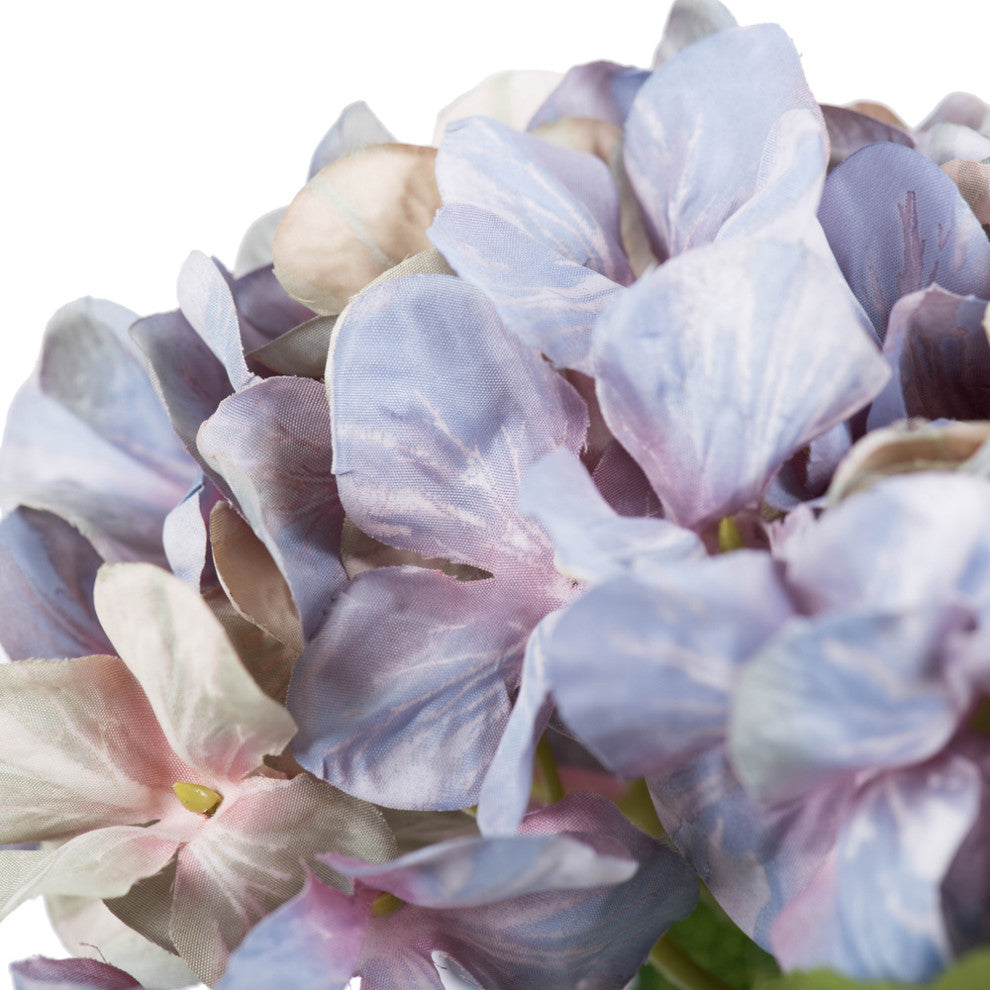 Artificial Hydrangea Spray With Printing , Lavender, 33"