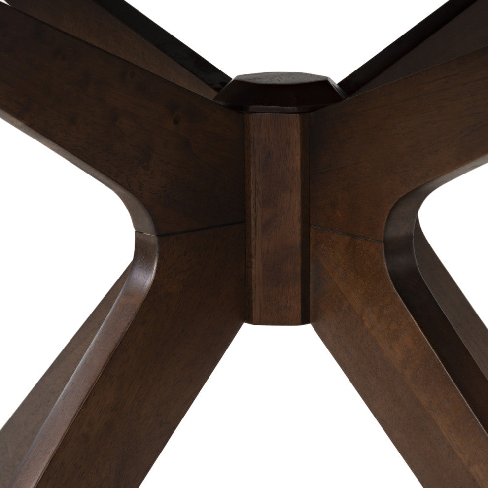 Safavieh Couture Hawkins Wood Oval Dining Table, Walnut