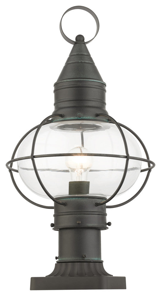 Charcoal Nautical, Farmhouse, Bohemian, Colonial, Outdoor Post Top Lantern