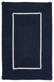Colonial Mills Rug Doodle Edge Navy Rectangle
