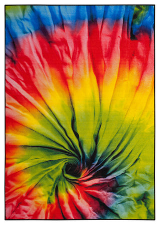 Safavieh Paint Brush Ptb124A Rug, Fuchsia/Yellow, 8'x10'