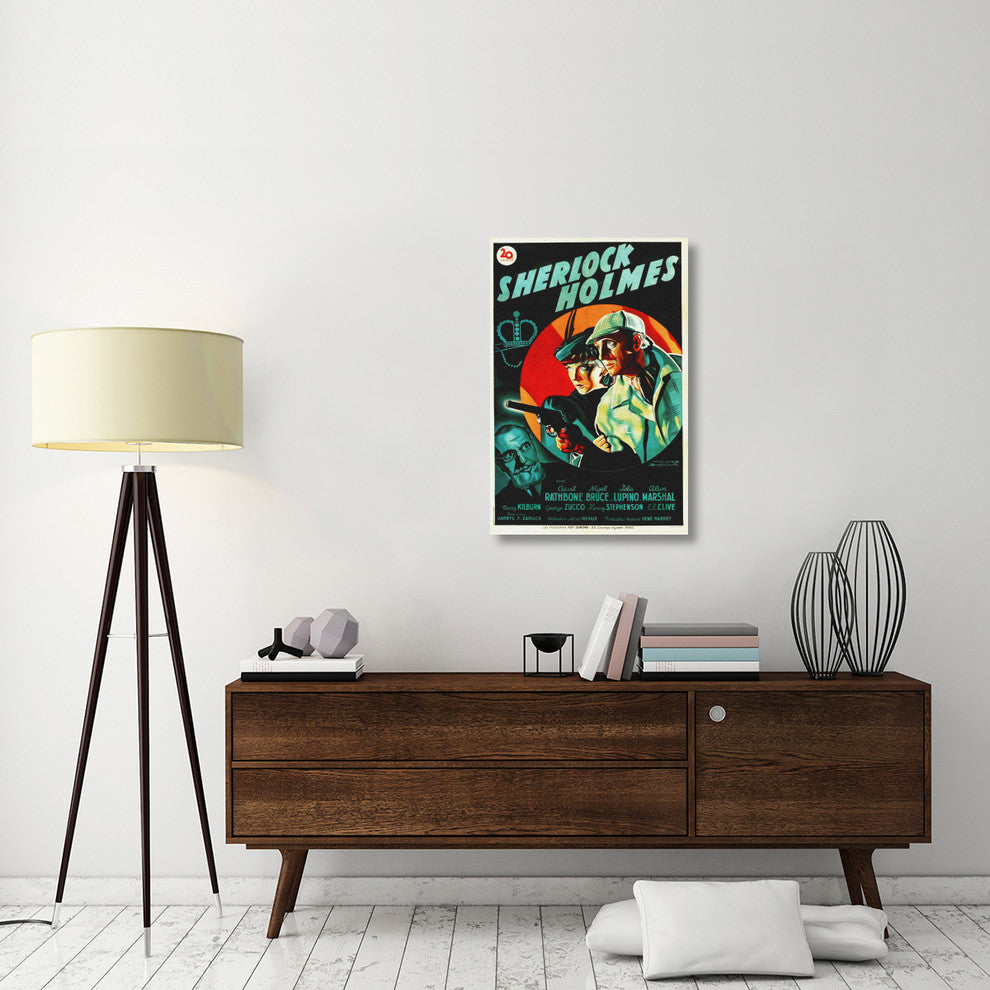 "Sherlock Holmes" Stretched Canvas Giclee by Hollywood Photo Archive, 24x36"