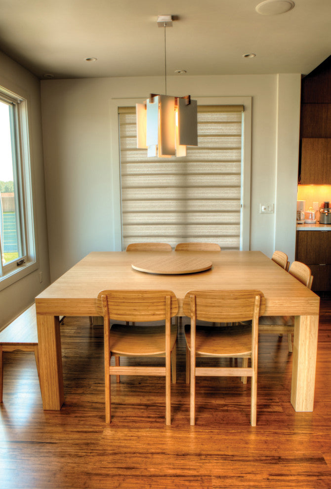 Salix LED Linear Pendant, Walnut