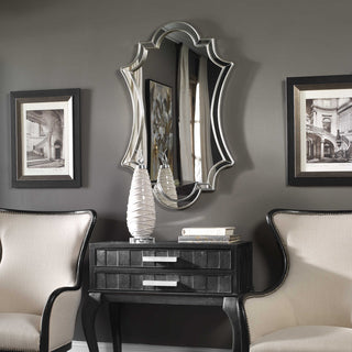 Curved Shaped Venetian Wall Mirror