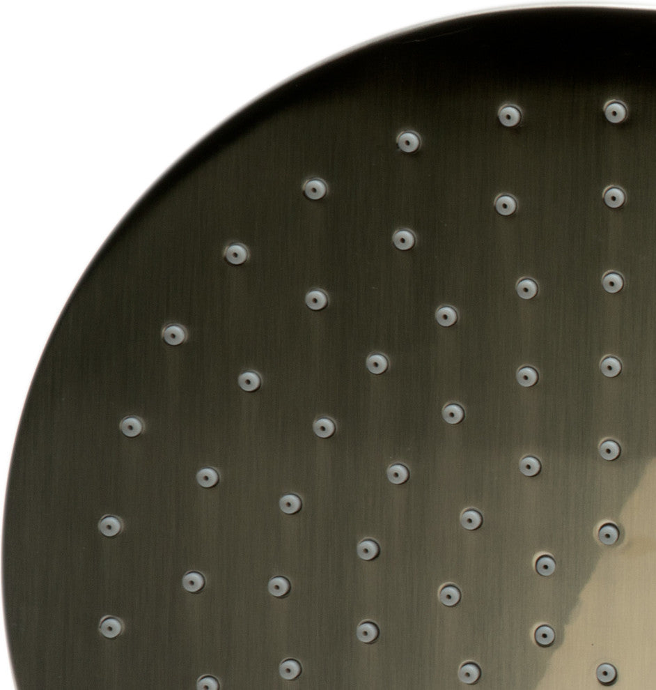 ALFI brand RAIN10RW-BN Brushed 10" Wall-Mounted Waterfall Rain Shower Head