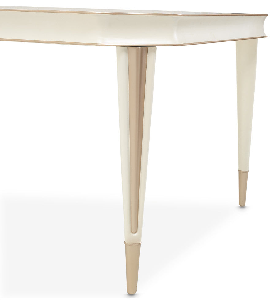 La Rachelle Rectangular Dining Table - Champagne