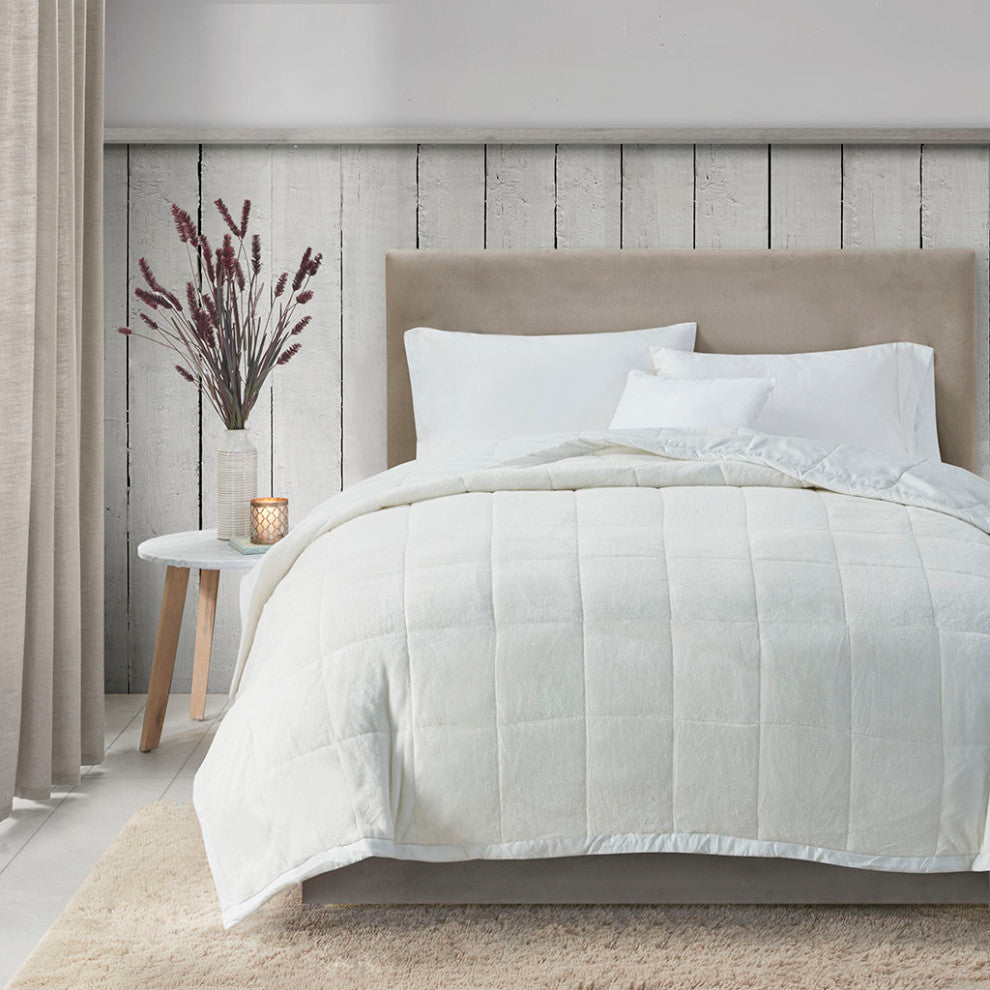 Madison Park Coleman Reversible Down Alternative Bedding Blanket