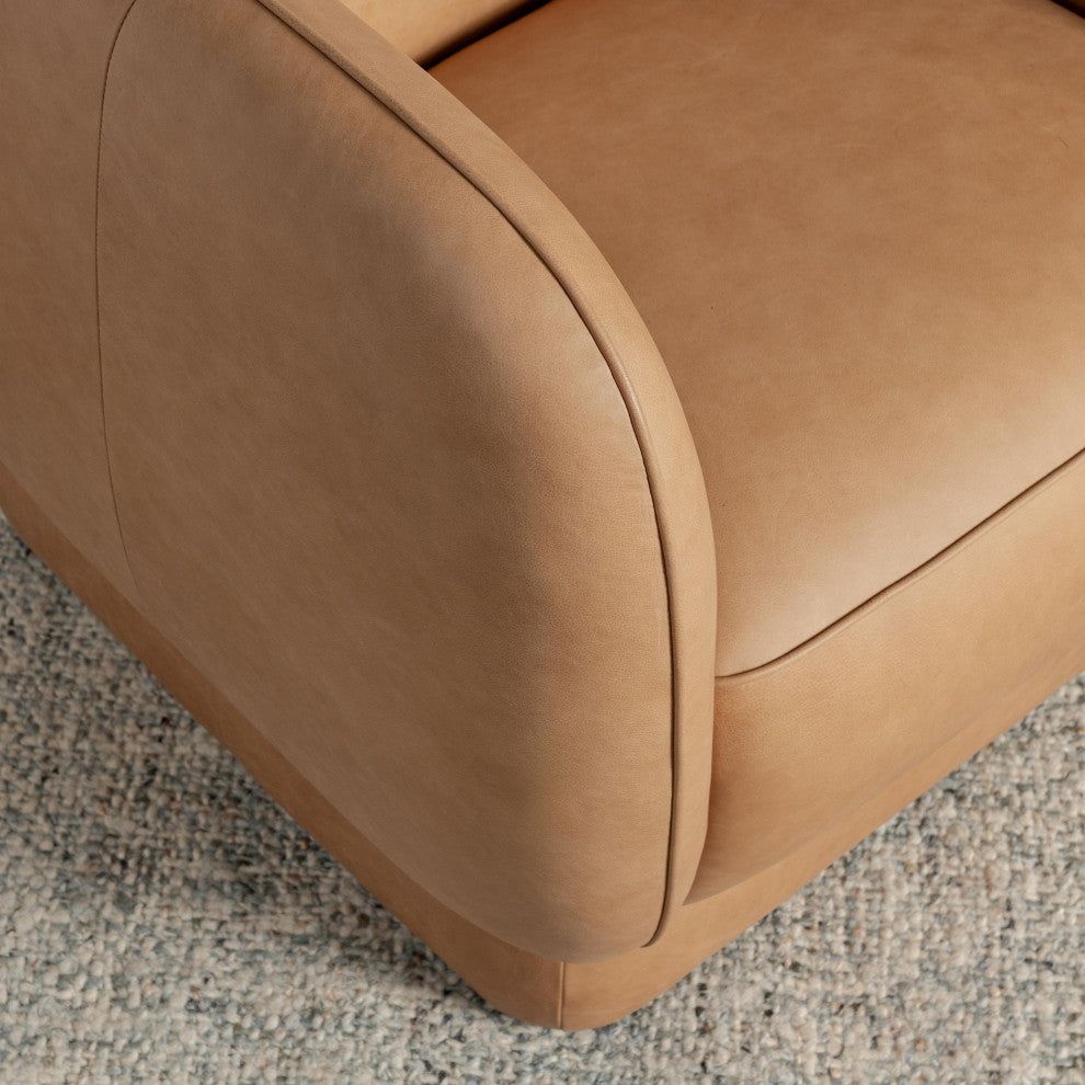 Rinner Leather Accent Chair