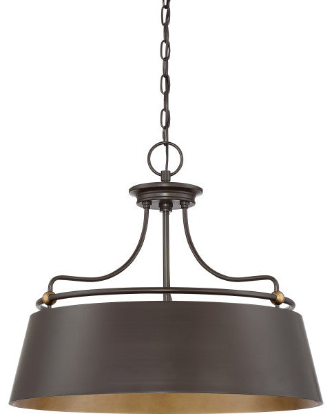 Fairview 4-Light Pendant, Western Bronze